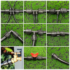 MIXC 1/2 Inch Drip Irrigation End Caps, End Plugs (1/2" ID x 0.65" OD) for Garden Watering Systems 10 Pack