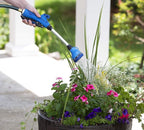 Sprout 65105-AMZ 8-Pattern 15" Watering Wand and QuickConnect Product Adapter Amazon Bundle, Blueberry Blue