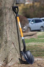 Ashman Heavy-Duty Digging Shovel (6 Pack) 41-Inch with Trenching Blade and Comfortable Handle - Ideal for Garden, Landscaping, Construction, and Masonry - Perfect for Digging Soil, Dirt, and Gravel.