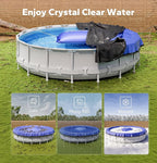 POOLHACKER Pool Pillows for Above Ground Pools, Winterizing Ice Equalizer 0.5mm Ultra Thick Pool Cover Air Pillow for Winter, Pool Closing Kit for Above-Ground Swimming Pool, 50ft Rope Included (4*8)