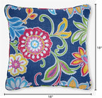 BrylaneHome 16" Square Toss Pillow - Patio & Outdoor - Patio & Outdoor - Water, Stain & Fade Resistant - Granada
