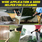 Cordless Pressure Washer, 600 PSI Portable Power Washer with 4.0Ah Rechargeable Battery and Charger, 6-in-1 Nozzle Power Pressure Washer for Car, Floor, Fence, Garden