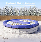 Pool Pillows for Above Ground Pools, Winterizing Ice Equalizer 0.5mm Ultra Thick Pool Cover Air Pillow for Winter, Pool Closing Kit for Above-Ground Swimming Pool， 4x15ft