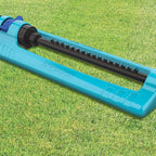 Aqua Joe SJI-OMS16 Indestructible Oscillating Sprinkler with Adjustable Spray and Metal Base, 3600 Sq. Ft. Coverage Max, 70-Foot Spray Distance Max, and 37.8-Foot Spray Width Max