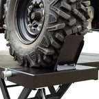 Black Widow Air Over Hydraulic UTV ATV Lift Table 2,500 lb. Maximum Capacity 64" Wide with Side Extensions