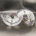 Acrylic Hollow Ball, Clear Plastic Fillable Ornaments Ball, DIY Clear Plastic Balls for New Years Present,Xmas Tree,Home Decoration,Wedding,Party (14cm/5.51inch,5pcs)