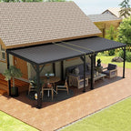 Gazebo Connector Kit for 10ft Width Lean-to Gazebo, Rustproof Steel Roof Joining Panel for Extending and Linking 10'x10', 10'x12' and 10'x14' Wall Mount Gazebos