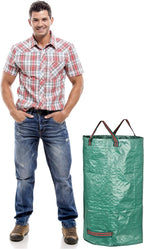 GardenMate 3-Pack 32 Gallons Reusable Garden Waste Bags (H30, D18 inches) - Yard Waste Bags