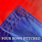 TN Tennessee State Flag 3x5 Outdoor Double Sided- 3Ply 240D 4 Rows Stitched- TN State Flag Of Tennessee- UV Fade Resistant With Canvas Header & 2 Brass Grommets- Double Sided Tennessee Sates Flags 3x5