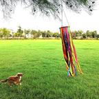 Satin Ribbon Windsock Streamer, Outdoor Decorations for Your Patio, Garden, Yard, Dock and Camper, 49-Inch, WS49-XZH