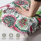 Outdoor Pillows Set of 2, 12''×20''Waterproof Throw Pillow for Patio Furniture, Feathers and Down Filled Outside Decorative Pillows Inserts for Garden, Porch Swing, Couch and Sofa