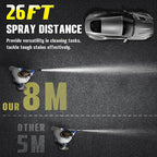 Cordless Pressure Washer, 600 PSI Portable Power Washer with 4.0Ah Rechargeable Battery and Charger, 6-in-1 Nozzle Power Pressure Washer for Car, Floor, Fence, Garden