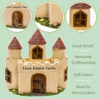 PRETMANNS Fairy Garden House – Large Fairy House for Outside – 9” High with Door That Opens – Sturdy Fairy Garden Building – Adorable Miniature Garden Accessories Supplies