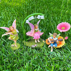 Mood Lab Fairy Garden - Dancing Swing Accessories Kit of 5 pcs - Miniature Garden Figurines Set - Outdoor or House Decor