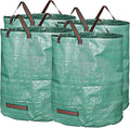 GardenMate 4-Pack 72 Gallons Reusable Garden Waste Bags (H30, D26 inches) - Yard Waste Bags