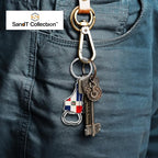 Dominican Republic Beer Bottle Opener Keychain - Sneaker