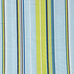 Sunnydaze Quilted Outdoor Hammock with Spreader Bars - Heavy-Duty 450-Pound Capacity Double Hammock for Outside - Blue and Green