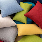 Kevin Textile Pack of 2 Outdoor Waterproof Throw Pillow Covers Spring Decorative Square Outdoor Checkered Pillows Cushion Case Patio Pillows for Couch 12x20 inches 30x50 cm Green