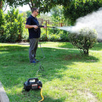 SENIX 13 Amp Electric Pressure Washer - 1700 PSI, 1.2 GPM, Compact with Foam Cannon, Spray Gun, 20-ft Hose, Turbo Nozzle, and 15° Spray Nozzles - Perfect for Cars and Driveways (HPWE13-L)